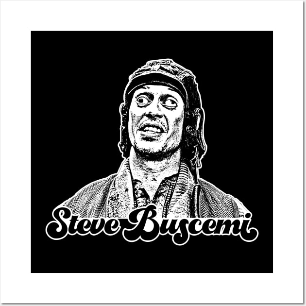 Steve Buscemi // Retro Fan Art Design Wall Art by DankFutura